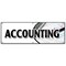 Signmission ACCOUNTING BANNER SIGN tax return preparation cpa refund accountant B-72 Accounting - alternate 1